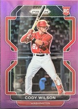2022 Panini Prizm Purple Parallel #94 Cody Wilson Washington Nationals