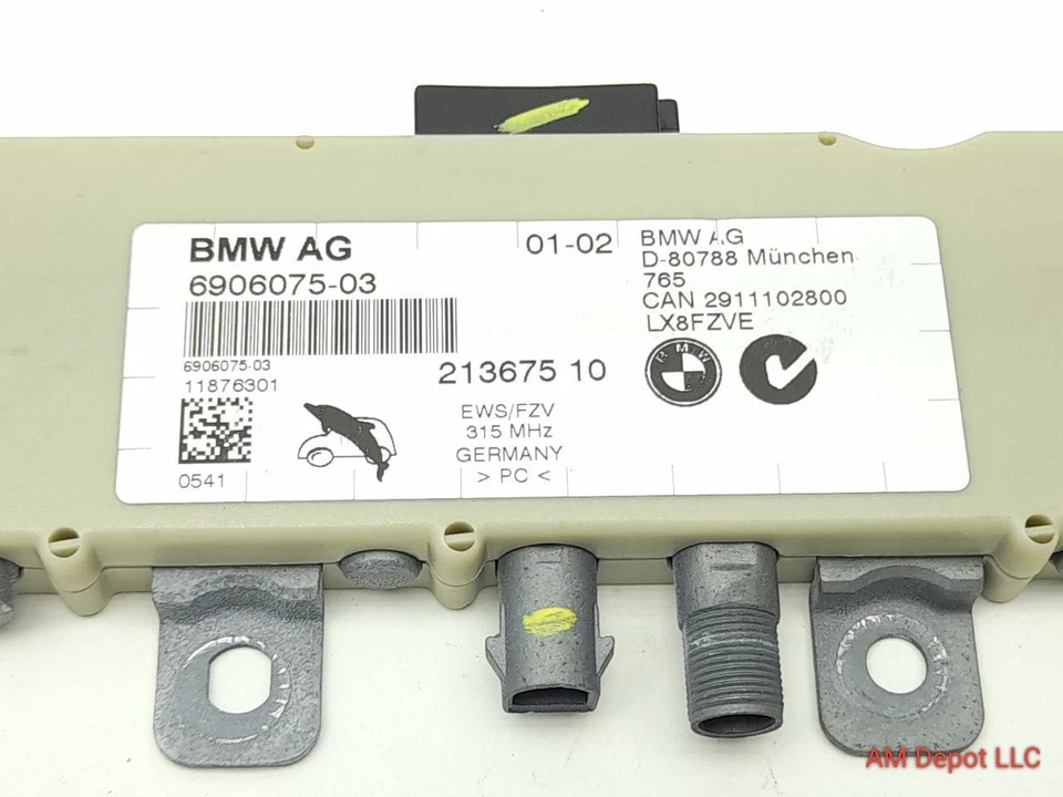 Усилитель сигнала антенны 2002 BMW 330xi 330i 325i 325xi E46 65256906075 - Изображение 2 из 4