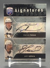 2007 Be a Player Signatures Double Marian Hossa Petr Sykora #2S-HS Auto HOF