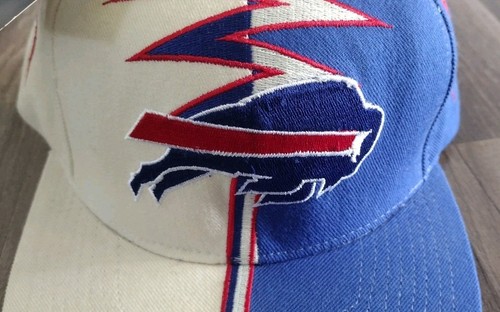 New Rare VTG 90s BUFFALO BILLS STARTER PRO LINE SHOCKWAVE HAT New Old Stock - Picture 2 of 13