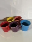 Set A Five Fiesta Coffee Mugs