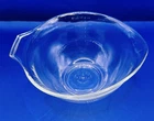 Vintage Pyrex Teardrop Clear Glass 2 Qt. Measuring 8 Cup Mixing Bowl