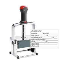 Super Heavy Duty Return Address Stamp Self Inking Stamp - 6014-10 Line Extra...