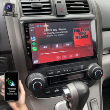 Car Stereo Radio Carplay GPS 2G 64G w/CAM for Honda CRV 2007-2011 9'' Android 12