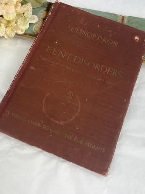 Clinoptikon EENT Disorders Color Visual Guide to Anatomy Schering 1957 Hardback
