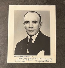 Douglas MacArthur II Signed 8x10 Photo U.S. Ambassador Diplomat Autograph 1963