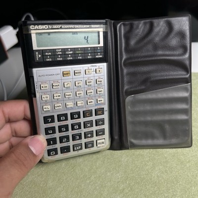 Vintage Casio Scientific Calculator FX-3800P 10 Digit Made In Japan 1996