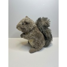 Aurora World Squirrel Plush Stuffed Animal Toy Gray Tan Realistic