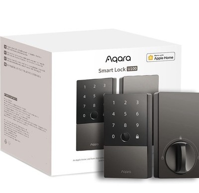 Aqara Smart Lock U100 Fingerprint Keyless Entry Door Lock with Apple Home Key