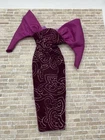 Barbie Fashion Avenue #1430 Deluxe Dress  Purple Sparkle Velvet 1995 Vintage TLC