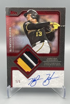 2025 Topps Series 1 Baseball Ke'Bryan Hayes Flagship Autograph 1/5 Game-Worn
