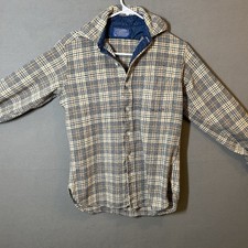 VTG 70s Pendleton Wool Button up Shirt CPO Adult M (Fits XS) Plaid USA Made