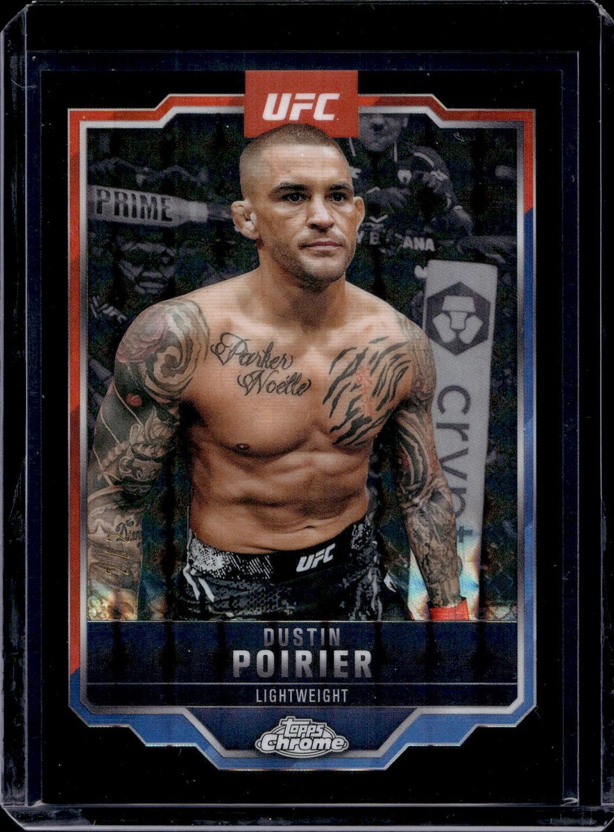 2025 Topps Chrome UFC Dustin Poirier Black Geometric /2 7 | eBay