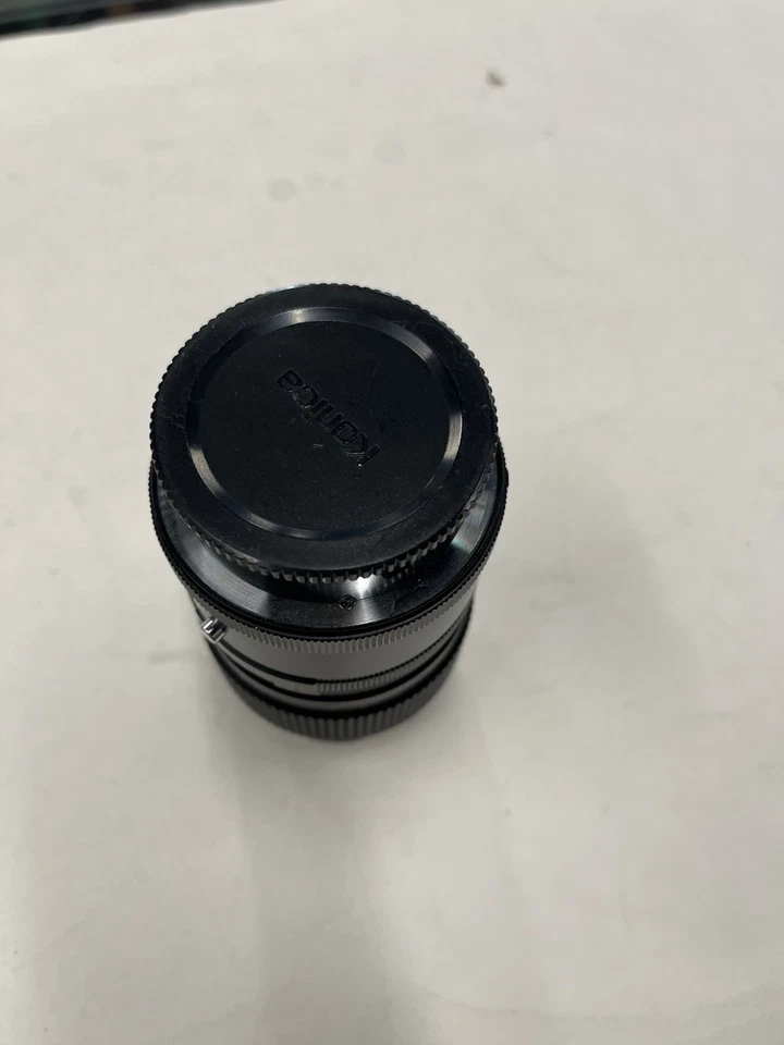 Konica Hexanon AR 55mm f/3.5 Macro Lens MF Manual Focus w/ Adapter - Image 3 of 4