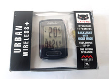 Cateye Urban Wireless+ Bike Computer con retroilluminazione - Nero *Nuovo -Modello CC-VT245W