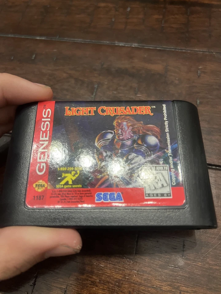 Light Crusader (Sega Genesis, 1995) CART ONLY - Image 2 of 4