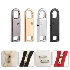 4Pcs Zipper Slider Pulls Household Repair Tabs Convenient Zipper