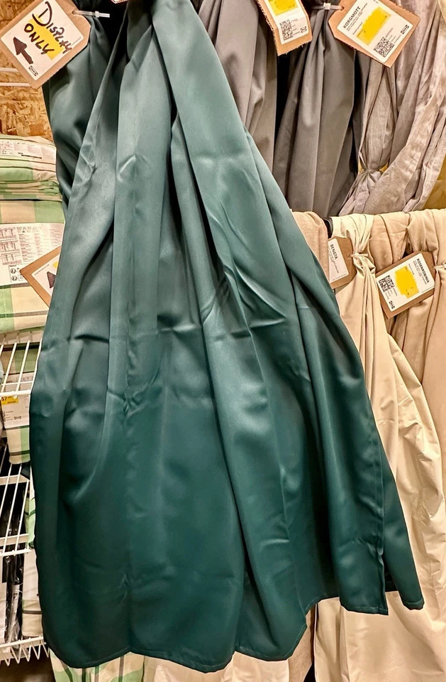 IKEA MAJGULL Blackout Curtains Dark Turquoise 57x84" 705.600.69-NEW - Image 4 of 4