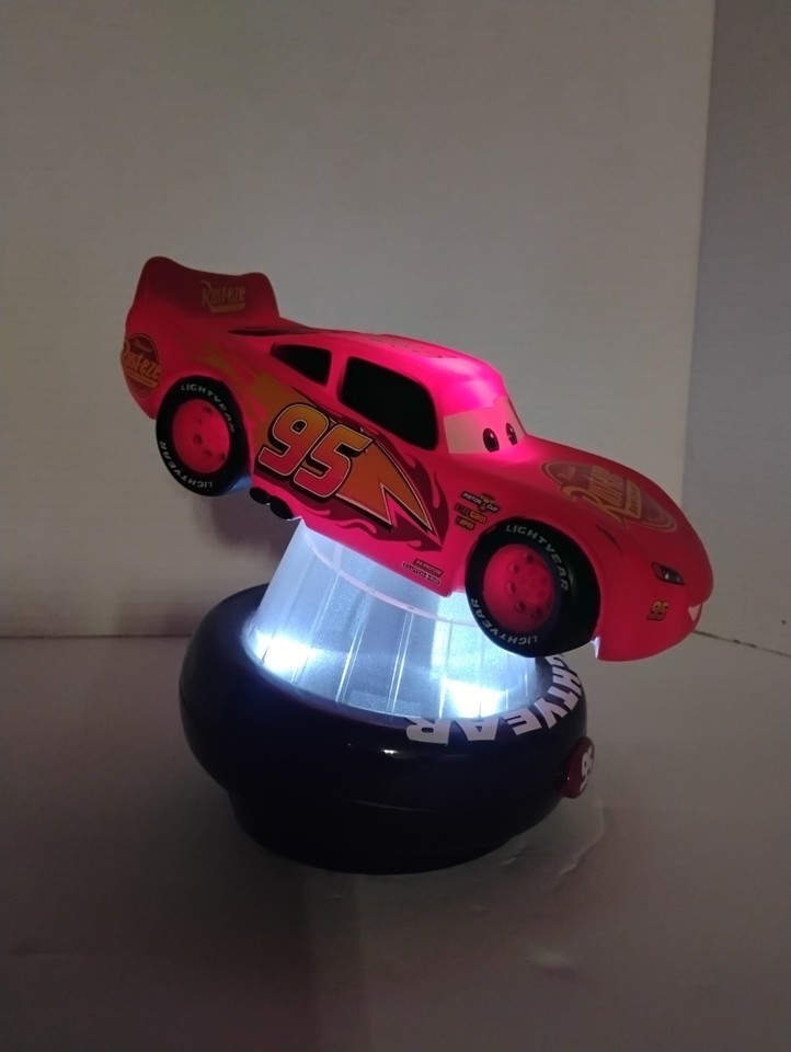 Disney Pixar Cars Night light Lamp #95 Lightning McQueen Rust-eze ...