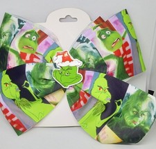 Huge Hair Bow Grinch Thru The Years Water Resistant Headband-Clip Big Baby Bow