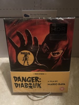 Danger Diabolik 4K UHD Blu-ray (UK)[1968] Eureka Slip Sleeve Cover - ShipNextDay