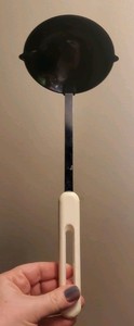 Vintage bonny soup ladle stainless steel/nylon plastic. Made in USA