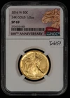 2016-W G50c 1/2 oz Gold Walking Liberty Centennial - NGC SP 69 - SKU-G6157