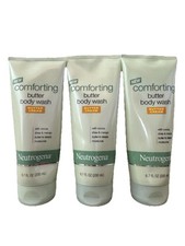 Lot of 3 - Neutrogena Comforting Butter Body Wash 6.7 fl oz each - butter cream