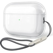 Clear TPU Case Cover with Lanyard for Apple AirPods Pro 2 AirPods 3 4