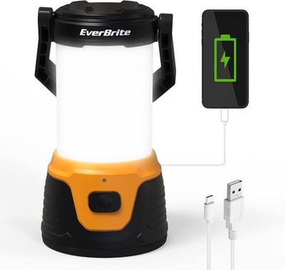 1000 lm Wiederaufladbare LED Camping Laterne mit Powerbank 4400 mAh USB 5 Modi