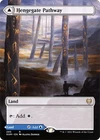 x1 Hengegate Pathway // Mistgate Pathway KHM MTG 293 BORDERLESS RARE M/NM 1x