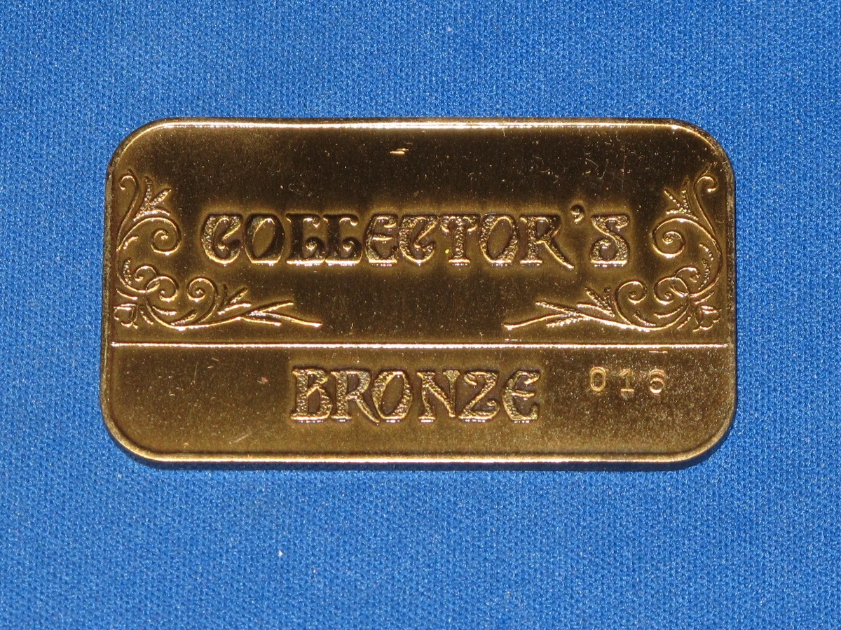 1976 TRG Let's Be Friends Zeiser-9 Silver & Bronze Matched Art Bar