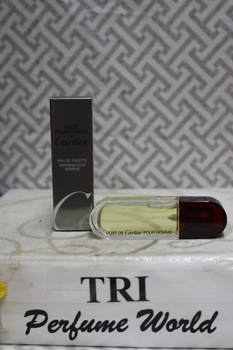 Must Pour Homme de Cartier by Cartier Eau de Toilette Men Spray .5
