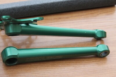 Pédalier CRACKÉ :-/ Bielas Mtb MIDDLEBURN RS1 Rhino VERTE 175 Grafton Ringle | UK