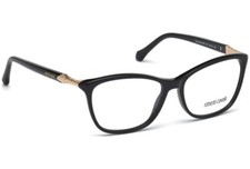Roberto Cavalli Sadalmalik RC 952 001 Black Eyeglasses Frame 54-15-140 Cat Eye