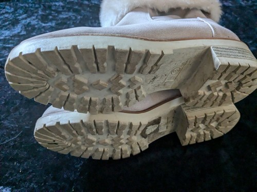 Stivaletti invernali River Island beige naturali neutri - Foto 7 di 11