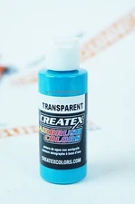 Createx Airbrush Colors 5134 Transparent Maui Blue 2oz. water-based paint 