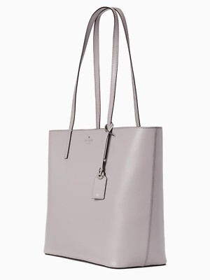 Kate Spade Janie Soft Taupe Smooth Leather Tote Bag WKRU6263