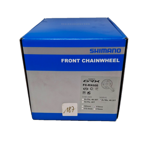 Juego de bielas Shimano GRX RX600 170mm 46/30T con plato - Imagen 2 de 3