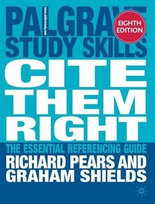 Zitieren Sie sie richtig: Der wesentliche Referenzleitfaden (Palgrave... - Birnen, Richard