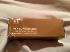 HS Henson shaving aluminum razor stand new box
