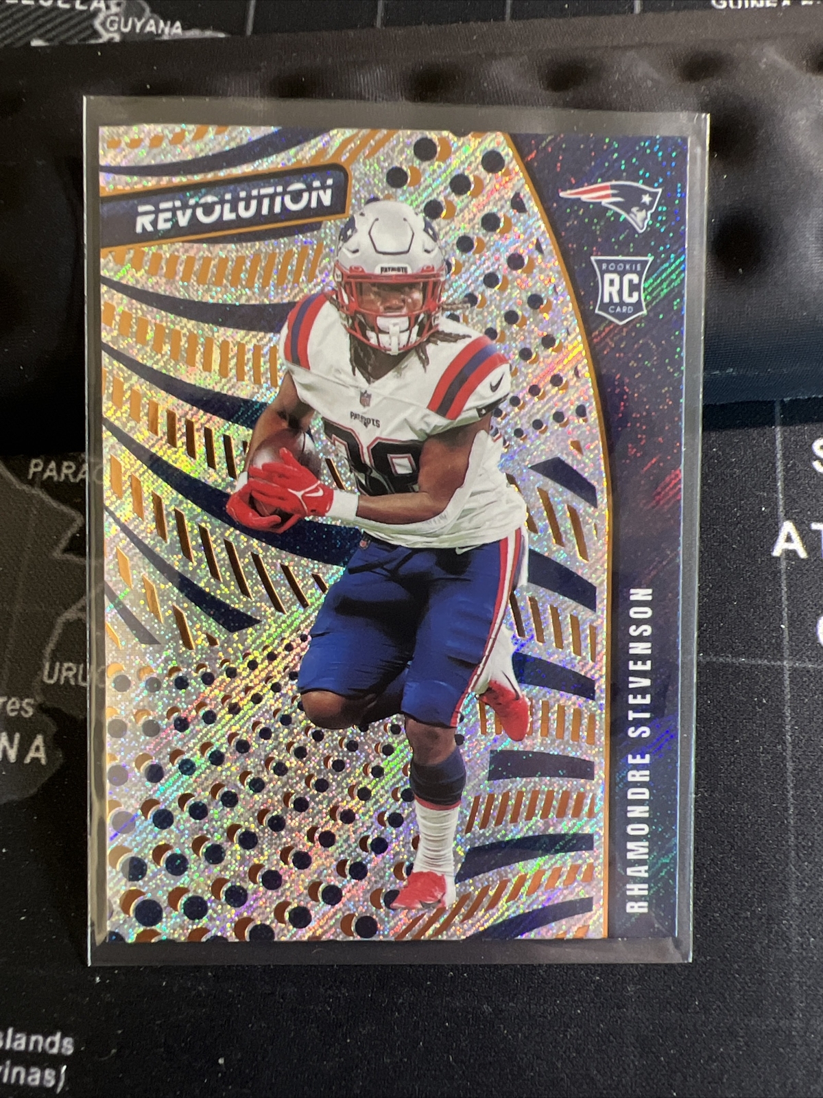 2021 Chronicles Rhamondre Stevenson Revolution Rapture RC #REV-11 Patriots