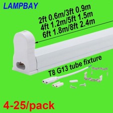 Tubo LED Lámpara Vinculable G13 Bombilla Carcasa T8 Bar Lámpara Soporte Accesorios
