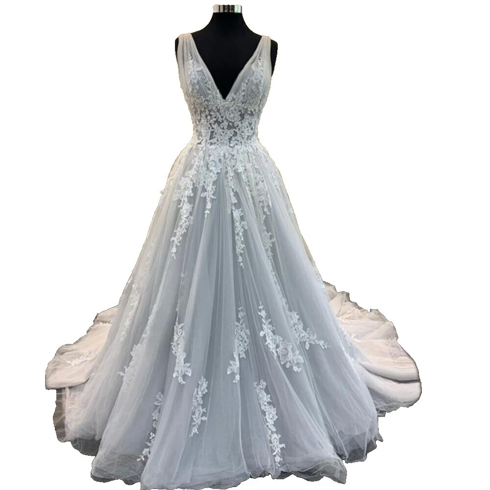 Encaje Vestidos de Novia de Tul Multi-color