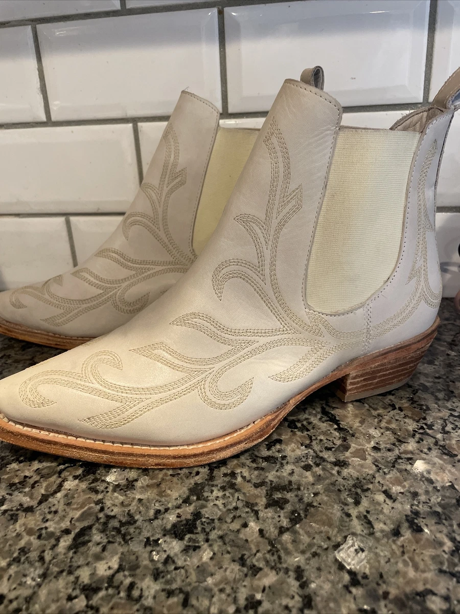Free people shop white booties