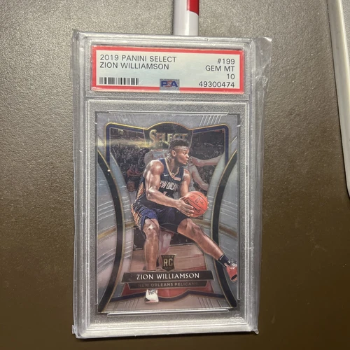 2019 Panini Select #199 Zion Williamson Pelicans RC Rookie PSA 10 GEM MINT
