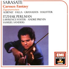 SARASATE Carmen Fantasy, Zigeunerweisen ITZHAK PERLMAN  CD Germany