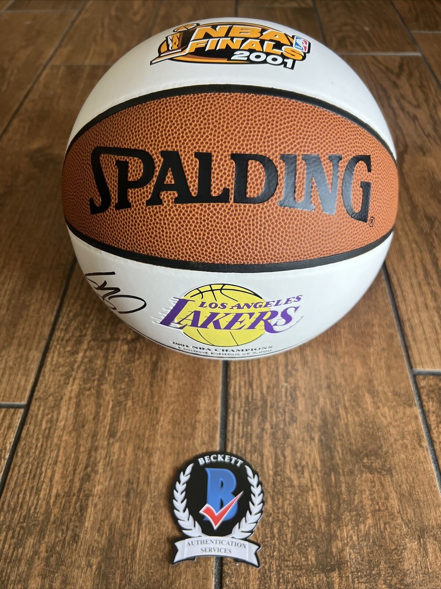 LAKERS Shaq Signed Limited Edition Basketball 2001 NBA Finals