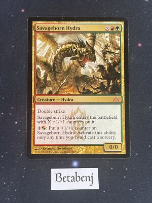 mtg green energy cards Magic The Gathering - Foundations - Mossborn Hydra (Mana Foil) main image 1