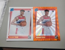 2021-22 Donruss Basketball Isaiah Todd Orange Laser And Base SP Parallel #237 RC